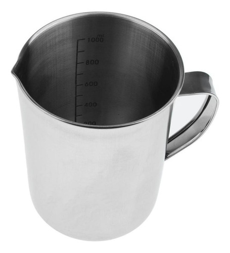 Jarra De Medición De Acero Inoxidable 1000ml