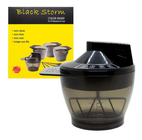 Black Storm Color Mixer Set Mezclador De Tintura Eléctrico