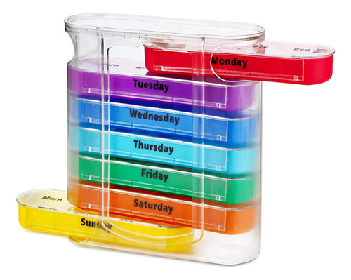 Pastillero Organizador Portátil De 28 Rejillas For Viajes