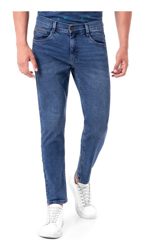 Pantalon Cargo Denim Stretch Norton Butsel Hombre