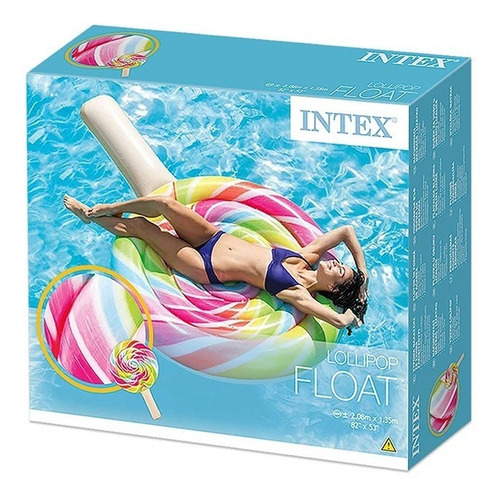 Inflable Paleta Colchoneta Alberca Intex 208x135cm 58753