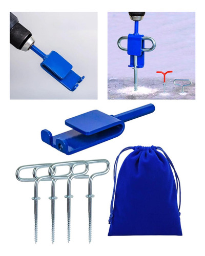 Herramienta De Anclaje Para Pesca En Hielo Adaptador De