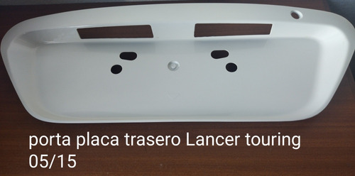 Porta Placa Trasero Lancer Touring 05/15 Original 