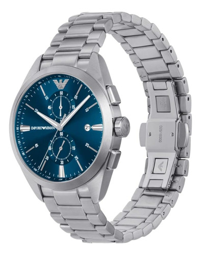 Reloj De Pulsera De Acero Inoxidable Con Cronógrafo Para Hom