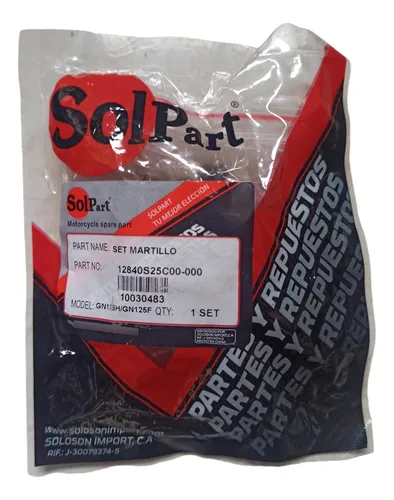 Martillos Gn125 Suzuki Solpart