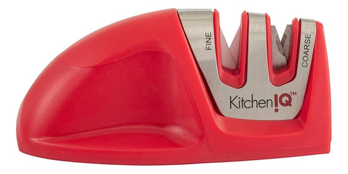 Afilador Cuchillo Kitcheniq 50009 2 Etapa Negro Color Rojo