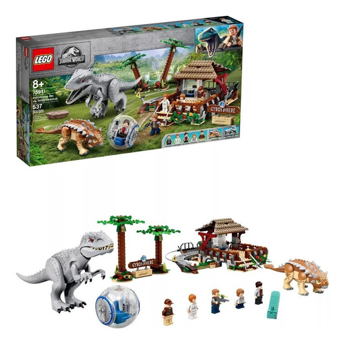 Kit Lego Jurassic Word Indominus Rex Vs. Ankylosaurus 75941