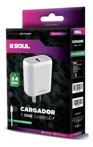 Cargador Micro Usb Para Samsung A01 A02 A03 A2 A10 J5 J6 J7