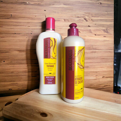 Kit Tutano 1 Creme De Silicone 500ml 1 Biottano 500ml