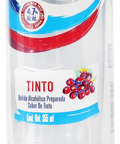 Licor Caribe Cooler Tinto 355 Ml