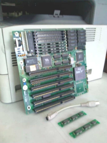 Tarjeta Madre 486 Hc-hd Cpu Intel I486 Dx, Con Ram Adicional