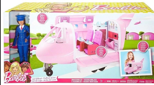 Barbie Avião De Luxo Fnf09 - Mattel - Promoção Limitada Lr