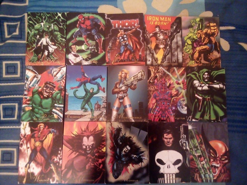 Tarjetas Marvel 94 (Usado)