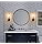 Aplique De Pared Dorado Con Pantalla De Vidrio 43x13 Cm
