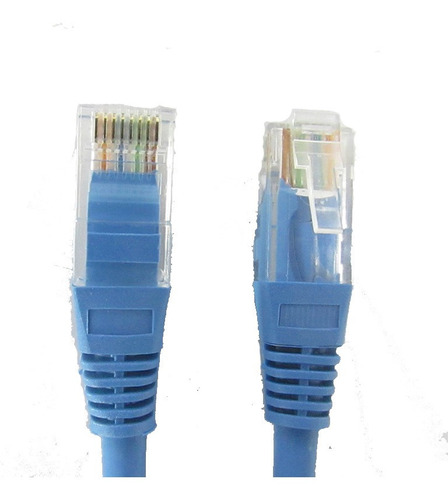 Cable Patch Cord Utp 3 Metros Cat 6 Color Azul