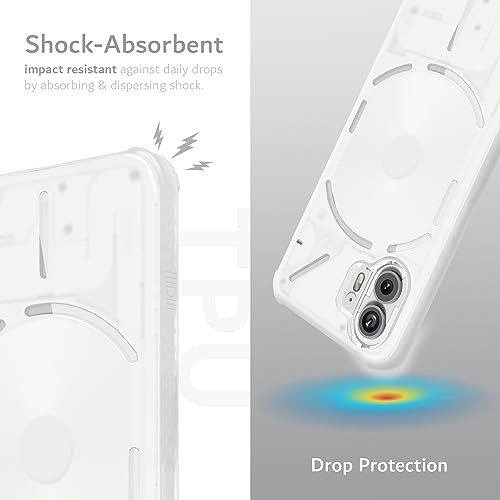 Funda Para Nothing (2) Frosted Transparente Piel Sintetica