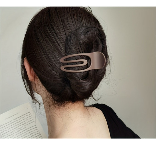 2× Clip De Cabello De Acrílico Elegante Para Mujeres