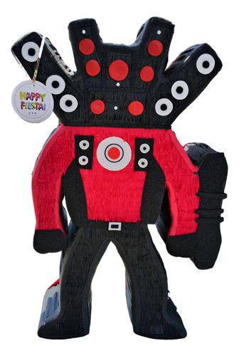 Piñata Premium 70 Cm Personalizada Fiesta Cumpleaños Niños Speaker Man De Skibidi Toilet