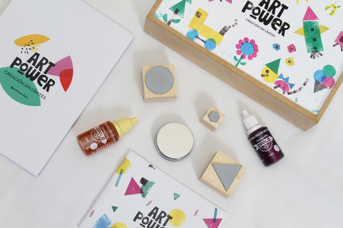 Kit De Arte Con Sellos Para Crear Y Dibujar Niños