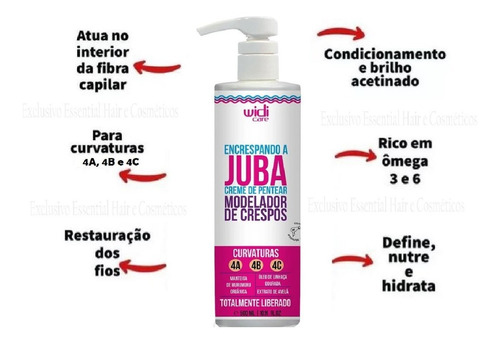 Encrespando + Buter Oil + Co Wash + Geleia + Shampoo Juba