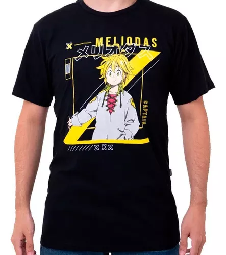 Camiseta Unissex Masculina The Seven Deadly Sins 2 Season Nanatsu