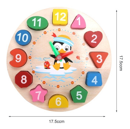 Baby Clock Toy Desarrolla La Comprensión Del Bebé 