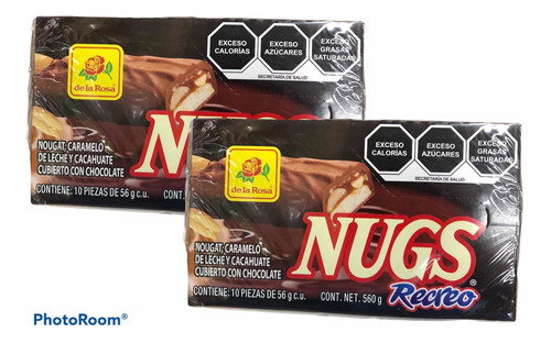 Nugs Recreo Nougat Chocolate Caramelo  Cacahuate 1.120 Kg
