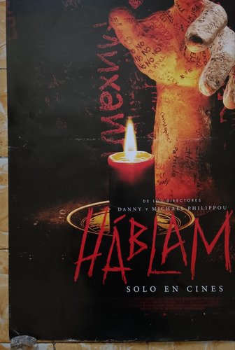 Póster Original Cine Háblame (Usado)