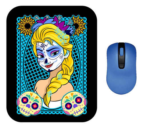 Mouse Pad Princesas Elsa Catrina Halloween 7