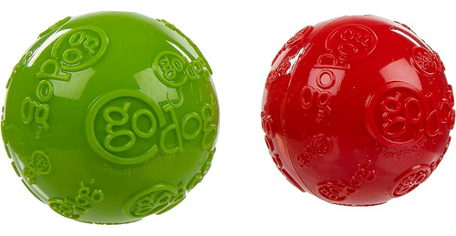 ~? Godog (set Of 2 Holiday Collection Fetch & Treat Bouncy B