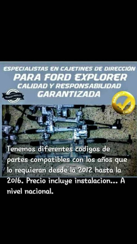 Cajetin O Sector Ford Explore 2012 Al 2018