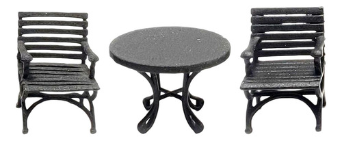 1:87 Muebles De Casa De Muñecas Silla De Mesa De Comedor