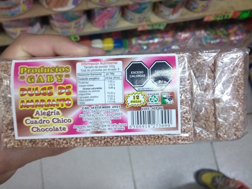 20 Barras Alegrías De Amaranto Con Chocolate