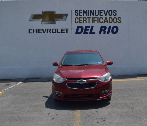 Imagen 6 de 14 de Chevrolet Aveo Ltz 2018 Rojo Cereza