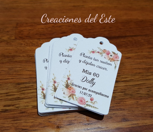 Imagen 9 de 10 de Tags Etiquetas Personalizadas Estilo Vintage X 10 Unidades