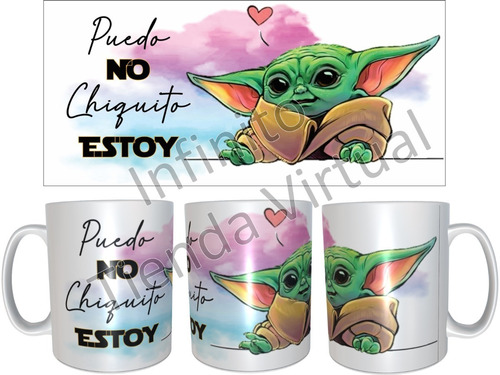 Mug Pocillo Taza Baby Yoda ( Grogu ) Personalizado