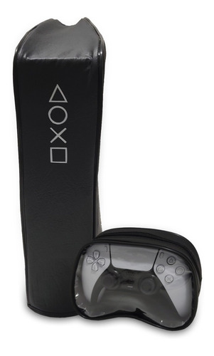 Funda Cubre Consola Ps5 + 1 Funda Para Joystick - Ecocuero