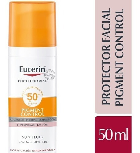 Eucerin Sun Protector Solar Fps 50 Pigment Control Fluid X50