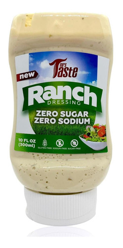 Aderezo Ranch Sin Azúcar Ni Sodio 300 Ml Mrs Taste