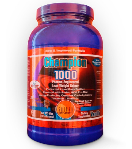 Vitamina Minerales Champion 1000 Saturn 1814g Mvd Sport