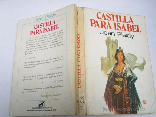 Jean Plaidy, Castilla Para Isabel, Javier Vergara, Argentina