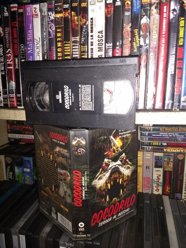 Vhs Original Cocodrilo Terror Al Acecho Mutantes Videovisa