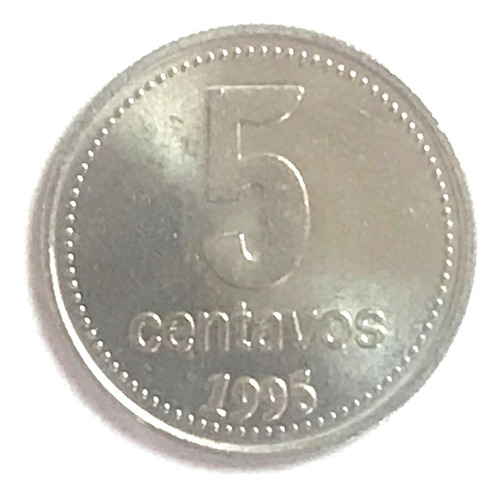 Monedas Argentinas: 5 Centavos 1995 Sudafrica 2.4 Sc