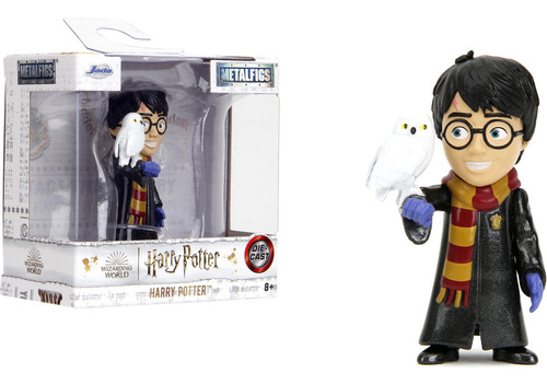 Boneco - Harry Potter C/ Coruja Edwiges - 2,5 - Metalfigs J
