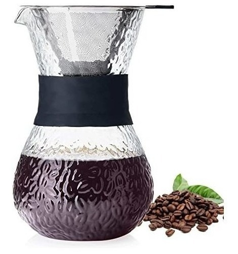 Cafetera Para Verter, 600 Ml/20 Oz, Sin Papel, Borosilicato