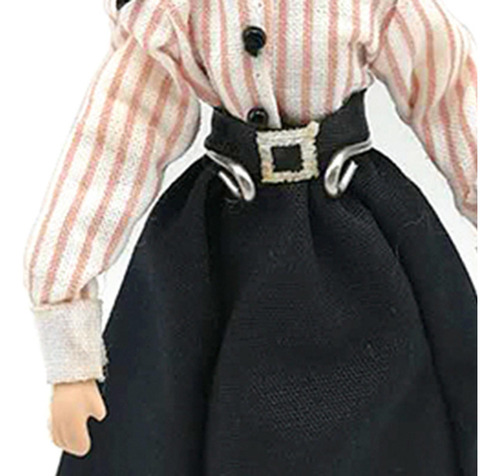 Nuevo Casas Casa De Figuras De Niña En Vestido Largo