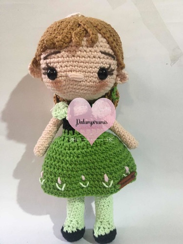 Anna Princesa (frozen) Amigurumi