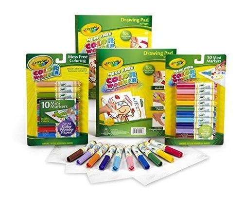 Crayola Color Wonder Mess Coloring Free, No Mess Markers And