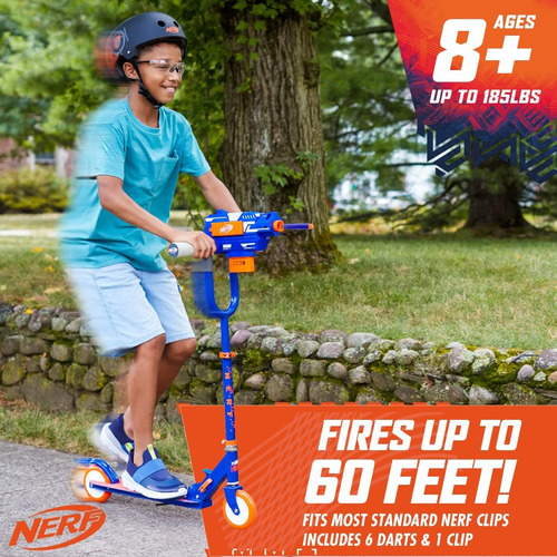 Flybar Nerf Blaster Scooter Para Niños - Scooter Plegable, A