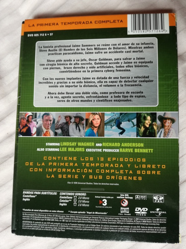 La Mujer Bionica : Temporada Uno Dvd Original